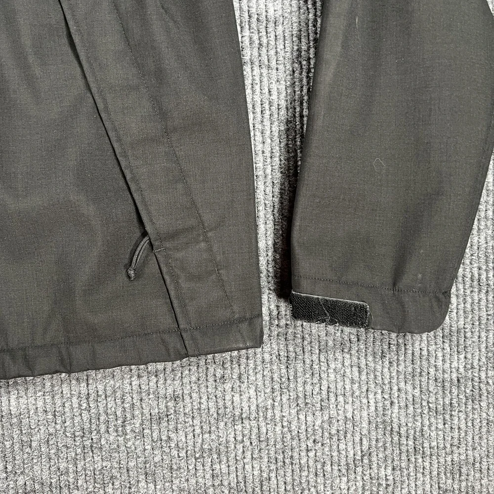 North Face Jacket Mens Medium Black Full Zip Polyester Soft Fleece Lined Outdoor